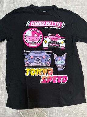 Old Navy Black Hello Kitty and Friends Tokyo Speed Graphic Tee bundle